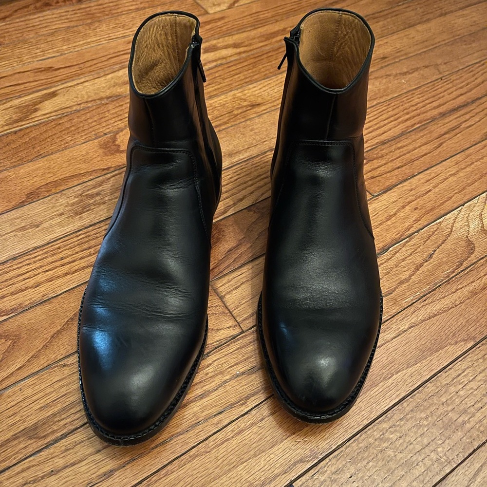 Beckett Simonon Easton Side-Zip Boots size 9.5 in Black